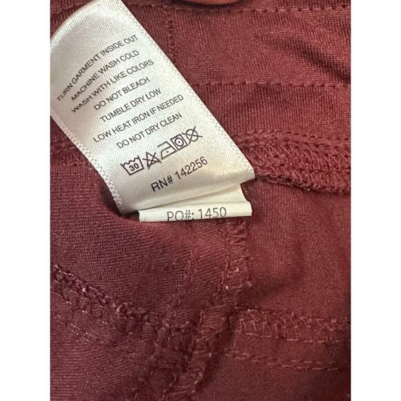 Figs Yola Skinny Scrub Pants (BURGUNDY) - Picture 6 of 6